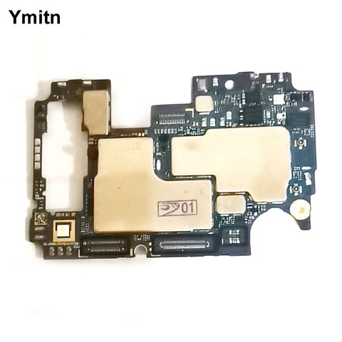 Ymitn débloqué avec puces carte mère pour Samsung Galaxy A50 A505 A505f carte mère câble flexible cartes logiques 128GB ► Photo 1/2