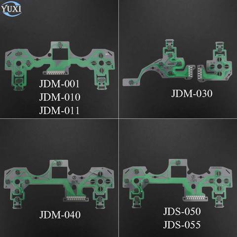 YuXi – câble flexible de remplacement pour manette Sony Playstation 4 PS4 / Pro JDM 050 040 030 001, Film conducteur PCB, Circuit de clavier ► Photo 1/5