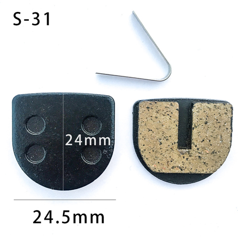 Plaquettes de freins à disque de vélo en céramique pour JAK flame, QUAD TAIWAN, pièces de bicyclette en résine ► Photo 1/1