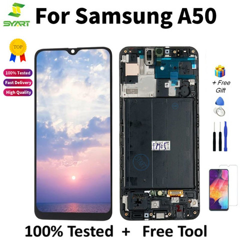 Ensemble écran tactile LCD Super AMOLED, pour Samsung Galaxy A50 2022 A505F/DS A505F A505FD A505A ► Photo 1/6