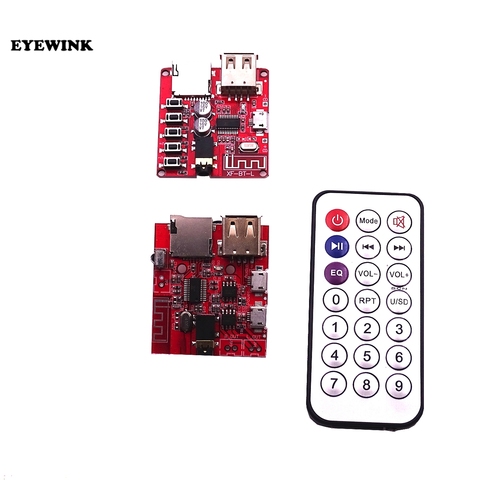 Carte décodeur MP3 sans fil Bluetooth 3.7-5V, Module de Circuit imprimé BLE 4.1, Module de décodage sans perte, Interface de carte TF Micro USB ► Photo 1/3