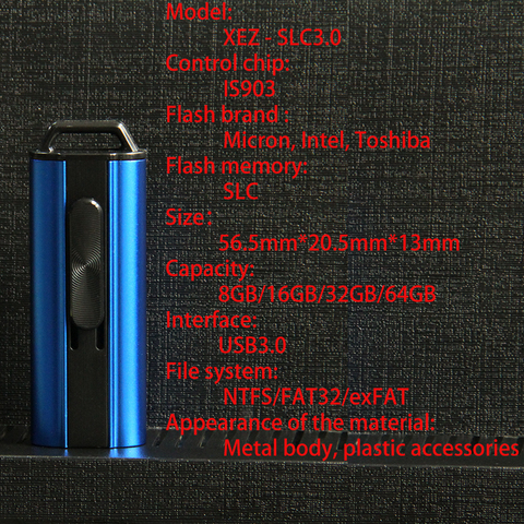 Clé USB 3.0 à haute vitesse, support à mémoire de 8GB 16GB 32GB 64GB, lecteur flash SLC, livraison gratuite ► Photo 1/6