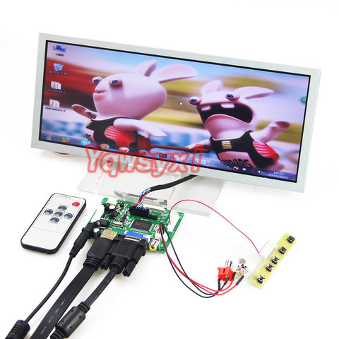 Kit de carte de contrôle pour écran LED LCD 12.3 pouces, 1280x480, HDMI + VGA 2AV, pilote ► Photo 1/6