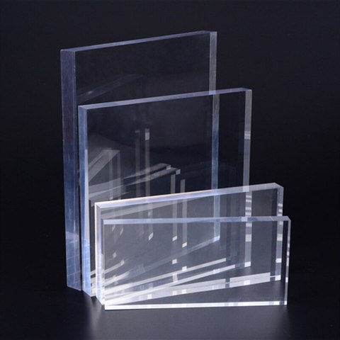 Panneau acrylique Transparent de plexiglas, panneau transparent en plastique découpable, biens, décoration de porte et logo 1 pièces ► Photo 1/6