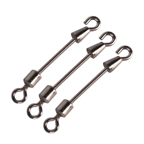 Lot de 10 pivots de pêche à broche rapide en acier inoxydable, connecteur de fils de ligne, roulement, gaine de plomb ► Photo 1/5