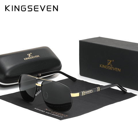 KINGSEVEN – lunettes de soleil polarisées pour hommes, Protection UV400, pour la conduite, nouvelle mode, 2022, N7621 ► Photo 1/6