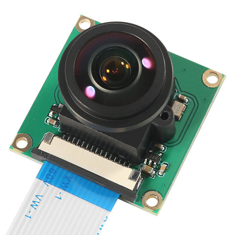 Raspberry Pi – Module de caméra OV5647 5MP, grand Angle de 175 degrés, objectif Fisheye, modèle B 4/3 ► Photo 1/6