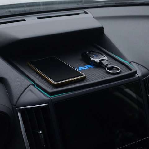 PVC Auto contrôle Central tableau de bord antidérapant antidérapant Anti-poussière ajustement pour Subaru Forester 2022-2022 voiture intérieur accessoires ► Photo 1/6