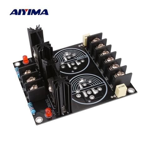 AIYIMA – panneau de puissance de filtre redresseur amplificateur 120A, 2 condensateurs de soudure Schottky, pour le son, bricolage ► Photo 1/6