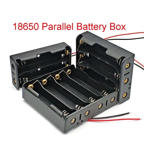 Étuis pour batterie 18650, boîtier de rangement pour batterie 1x2x3x4x18650, boîtier parallèle 1 2 3 4 18650 ► Photo 1/6