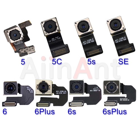 Caméra arrière principale d'origine Flex pour iPhone 6 6s Plus SE 5 5s 5c caméra arrière câble flexible pièces de réparation de téléphone portable ► Photo 1/3