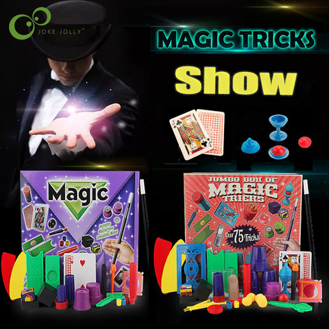 Chidlren-ensemble de magie pour débutants, jouets Hanky Panky pour enfants, accessoires magiques simples, avec Kit d'enseignement de la magie ZXH ► Photo 1/6