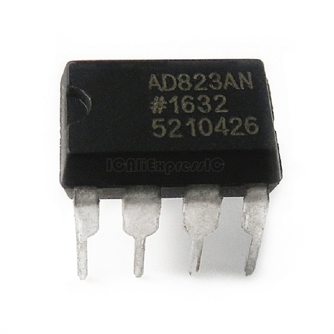 2 pièces/lot AD823ANZ DIP-8 AD823 DIP double, 16 MHz, amplificateur d'entrée FET Rail à Rail AD823AN en Stock ► Photo 1/1