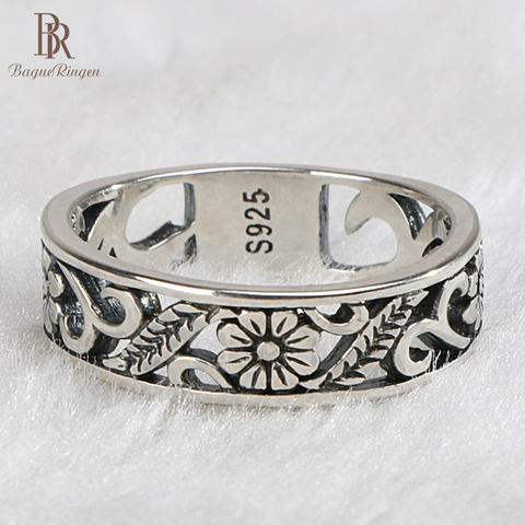 Bague classique en argent 925, Bague à breloques pour femmes, anniversaire de fête de mariage, vente en gros, taille 6-10, bijoux fins ► Photo 1/6