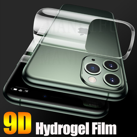 Film de protection d'écran en Hydrogel 9D, souple, en TPU, pour Apple iPhone 12 11 Pro XS Max XS XR X 8 7 6 Plus SE 2022 ► Photo 1/6