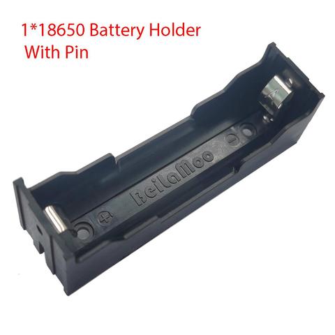 1 pièces ABS 18650 support de batterie avec broche boîtier de batterie pour 18650 batterie Rechargeable 3.7V bricolage ► Photo 1/5