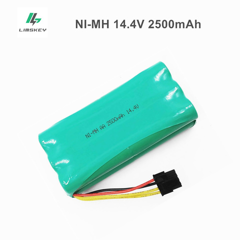 Batterie Rechargeable 14.4V Ni-MH AA 2500MAH pour Ecovacs Deebot Deepoo X600 ZN605 ZN606 ZN609 Midea Redmond aspirateur ► Photo 1/3