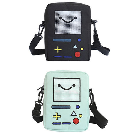 Femmes décontracté sac à bandoulière filles mignonnes Mini Nylon Robot téléphone sac à main messager Bolsas De Marca drôle Kawaii sacs à bandoulière Mujer ► Photo 1/6