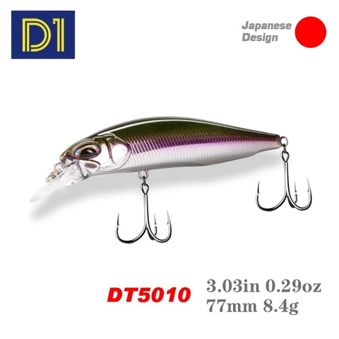 Bassland Minnow leurres de pêche Wobbler artificiel Realis JARKBAIT 77F 8.5g appât dur profondeur 0.8-1.5m matériel de pêche ► Photo 1/6