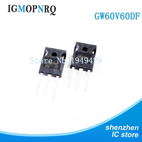 2 pièces STGW60V60DF GW60V60DF TO-247 transistor IGBT 600V haute vitesse tranchée 60A porte nouveau ► Photo 1/1