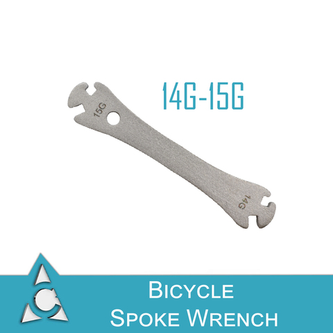 Clé à rayons de bicyclette en acier inoxydable, outil de réparation de dispositif de Correction de fixation ► Photo 1/4