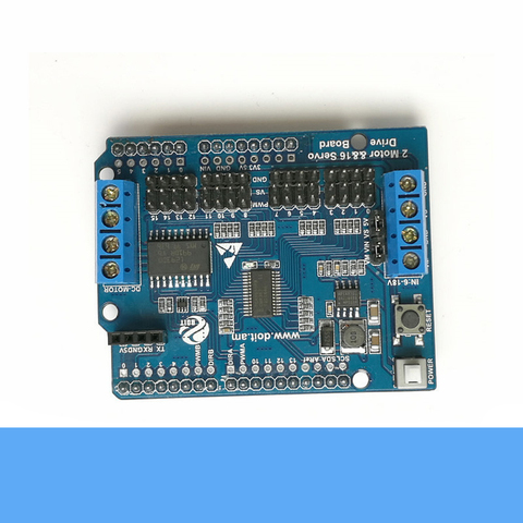 Planche d'expansion multifonctionnelle pour Robot RC, moteur bidirectionnel et servomoteur 16 voies, planche d'expansion pour Arduino ► Photo 1/6