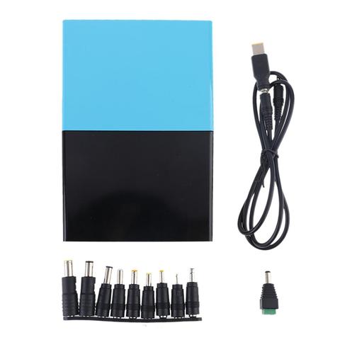 USB DC 12V-24V sortie réglable 12x18650 Batteries bricolage batterie externe chargeur pour ordinateur portable téléphone Mobile routeur tablette LED ► Photo 1/6