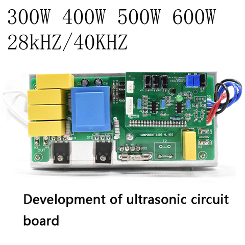 Petit nettoyeur à ultrasons générateur haute puissance générateur à ultrasons carte de signal de puissance accessoires de carte de circuit imprimé ► Photo 1/4