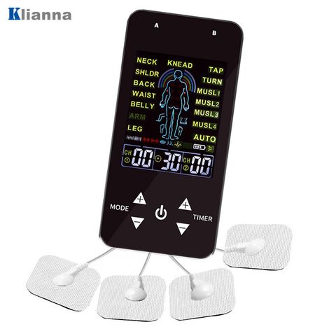 Masseur à impulsion électronique multifonctionnel Tens EMS, appareil de Relaxation, stimulateur musculaire, soulagement de la douleur corporelle ► Photo 1/6