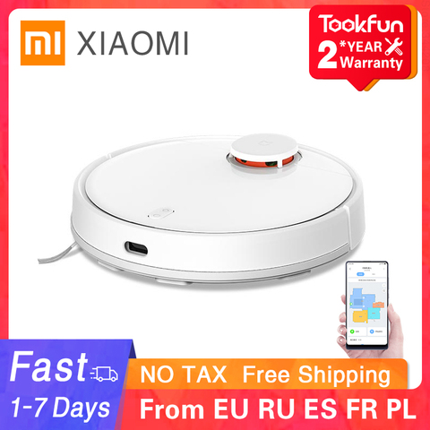 XIAOMI MIJIA balayage nettoyage Robot aspirateur lavage pour la maison automatique poussière stériliser Cyclone aspiration WIFI intelligent prévu ► Photo 1/6