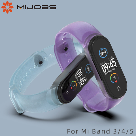 Bracelet de rechange en Silicone pour Xiaomi Mi Band 5, NFC, accessoires ► Photo 1/6