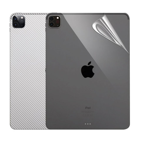 3 pièces 3D dos Film de protection en Fiber de carbone pour Apple iPad 10.2 Air 4 Pro 11 12.9 2022 Air 3 mini 5 couverture complète protecteur d'écran ► Photo 1/6