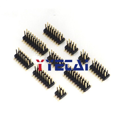 YYT – tête de broche SMD 1.27MM, 2*3/4/5/6/7/8/10/12/15/20/40P/50P, prise 1.27 ► Photo 1/4