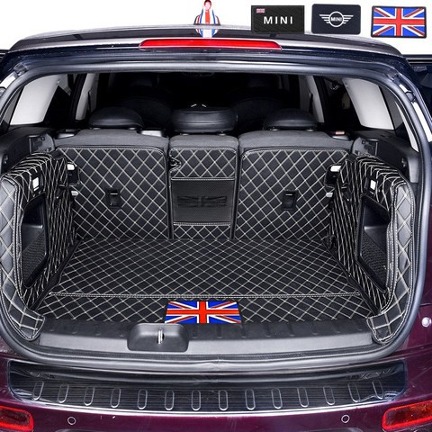 Tapis de coffre de voiture en cuir, pour BMW MINI ONE Cooper R56 R55 F54 F55 F56F60 R60, COUNTRYMAN CLUBMAN HATCHBACK, accessoires automobiles ► Photo 1/6