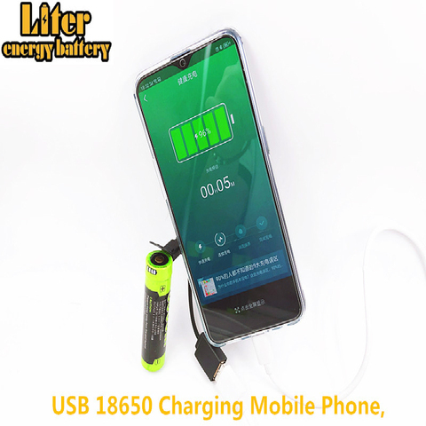 Mini batterie externe USB 18650, 3.7 MAH, 18650 V, 3500MAH, avec Port USB, pour téléphone portable, aa, aaa ► Photo 1/5
