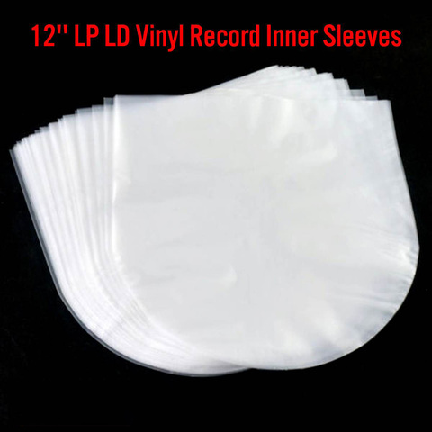 12 pouces vinyle Record Protecter LP Record sacs en plastique antistatique Record manches extérieur intérieur en plastique transparent couvercle conteneur 50 pièces ► Photo 1/6