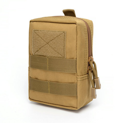 Sac de ceinture militaire tactique 1000D, multifonctionnel, pour l'extérieur, outil EDC Molle, fermeture éclair, accessoire, pochette de ceinture Durable ► Photo 1/6