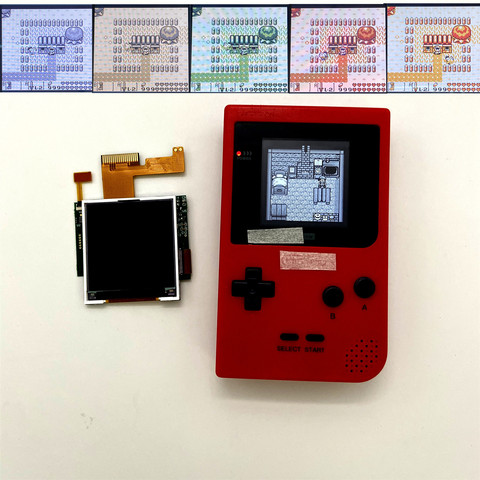 Écran LCD haute luminosité de 2.2 pouces pour Nintendo Gameboy pocket, rétro-éclairage GBP ► Photo 1/3