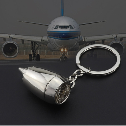 MKENDN – porte-clés de moteur d'avion en métal, nouveau Design, LOGO personnalisé, cadeaux ► Photo 1/6