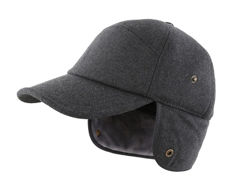 Connectyle – casquette en fausse fourrure pour homme, chapeau à visière ajustée, Baseball, chaud, à la mode, nouvelle collection hiver ► Photo 1/6