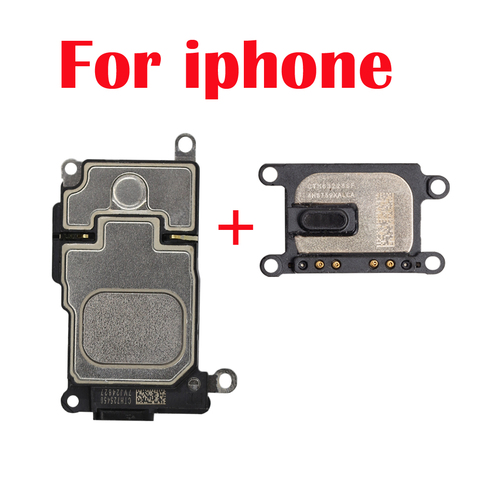 Testé bien marque haut-parleur + écouteur pour Iphone 6 6S 7 8 PLUS Lound haut-parleur sonnerie intérieure Buzzer câble flexible remplacement ► Photo 1/6