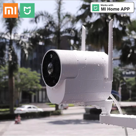 Xiaomi caméra extérieure étanche 150 ° grand Angle 1080P sans fil WIFI Vision nocturne pour Mijia MiHome Surveillance caméra intérieure ► Photo 1/6