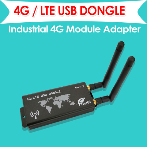 Dongle industriel équipé de Mini PCIe 4G LTE équipé d'un adaptateur USB, avec fente pour carte SIM, connecteur type-c USB 3.1 vers câble USB ► Photo 1/5