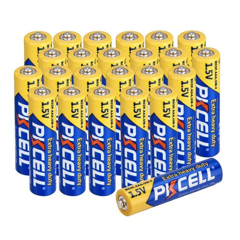 50 pièces PKCELL R03P AAA batterie primaire carbone Zinc pile aaa 1.5V égal à UM4 MN2400 LR03 SUM4 LR3 pour caméra Radio jouets ► Photo 1/5