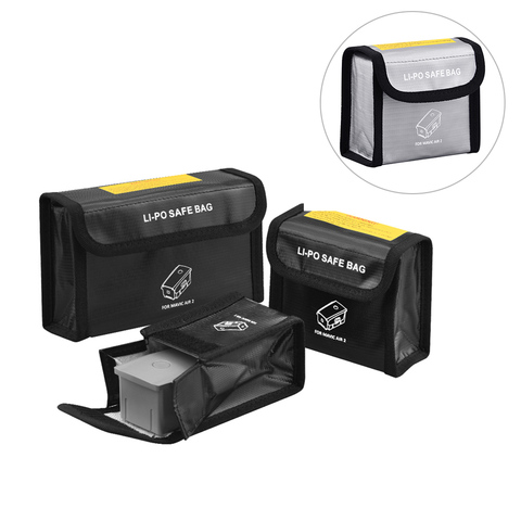 Sac de rangement de batterie, sacoche de sécurité pour DJI Mavic Air 2, étui de sécurité pour batterie de Drone, sac de protection antidéflagrant pour accessoires mavic air2 ► Photo 1/6