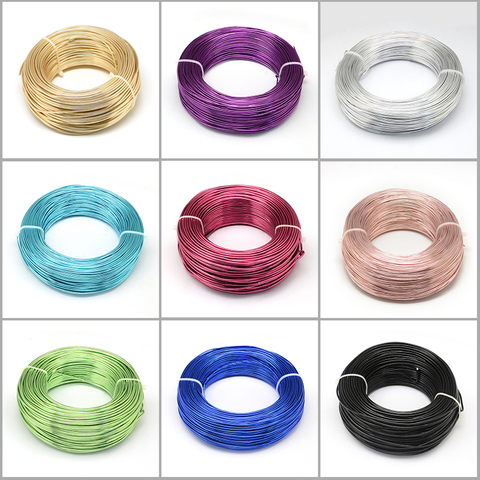 500g 0.6/1.2/1.5/2.0/3.0mm fil d'aluminium bijoux à bricoler soi-même composants accessoires trouver fabrication colliers Bracelets artisanat fournitures ► Photo 1/6