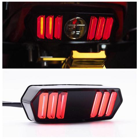 Clignotant de Moto clignotant LED lumière en cours d'exécution frein Stop Signal Moto indicateurs lampe pour Honda MSX125 Moto éclairages ► Photo 1/6