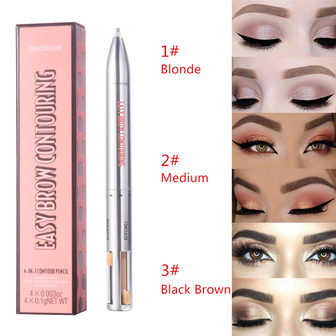 Stylo à sourcils, facile à porter, 4 en 1, stylo à sourcils pour Microblading ► Photo 1/6