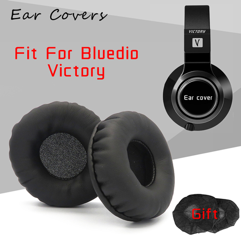 Coussinets d'oreille pour Bluedio Victory V1, oreillettes de remplacement en cuir PU, mousse éponge ► Photo 1/6