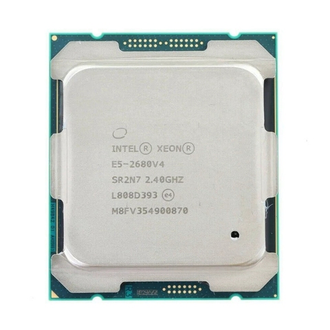Processeur INTEL XEON E5 2680 V4, 14 cœurs, 2.40GHZ, 35 mo de CACHE L3, 120W, SR2N7 ► Photo 1/1